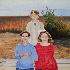 Oil Portrait of Children